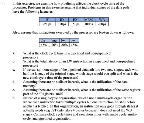 Solved In This Exercise We Examine How Pipelining Affects Chegg