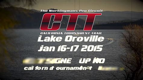 Lake Oroville 2015 Ctt Bass Fishing Tournament Youtube