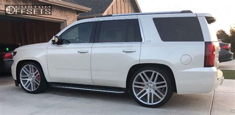 2015 Chevrolet Tahoe With 24x10 30 Niche Elan And 29535r24 Nankang Sp