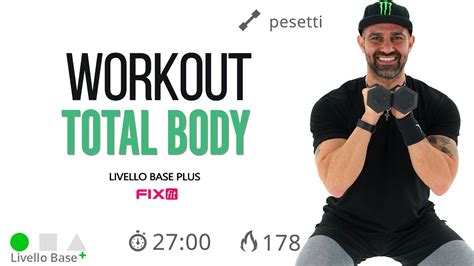 Esercizi Total Body Per Principianti Allenamento Pha Con Cardio Youtube