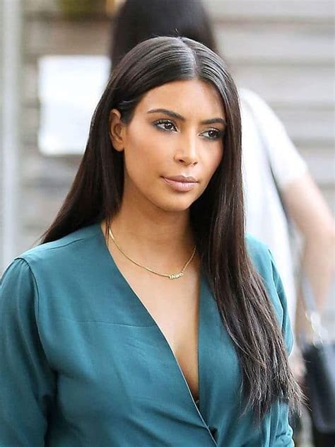 Kim Kardashian Hairstyles Collection Straight Hairstyles Kim