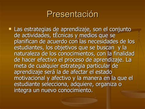 Estrategias De Aprendizaje Ppt