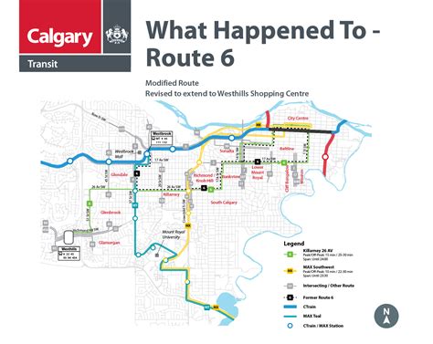 Calgary Transit System Map