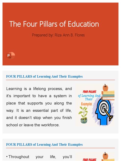 The Four Pillars Of Education Pdf Learning Critical Thinking