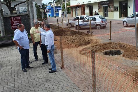 Obras da Rua Coberta em Nova Veneza são iniciadas Blog do Paulo Matias