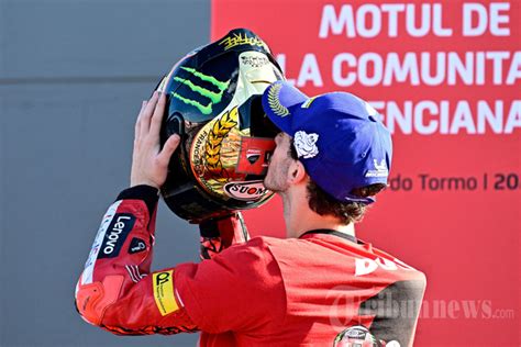 Momen Francesco Bagnaia Raih Gelar Juara Dunia Motogp Foto