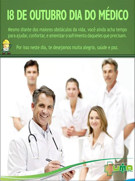 Papo de Mulher 18 de Outubro Dia do Médico Mensagens Frases