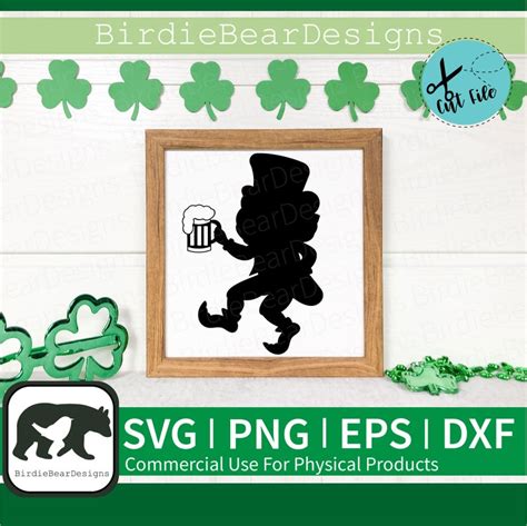 Leprechaun Svg St Patricks Day Svg Leprechaun Clipart St Etsy