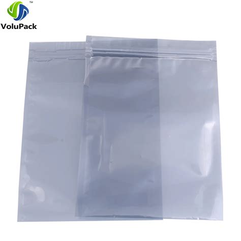 Anti Static Waterproof Translucent Zip Lock Bags Antistatic Shielding