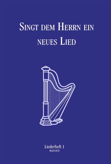 Liederheft Singt Dem Herrn Ein Neues Lied