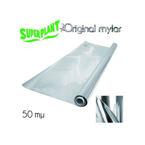 Mylar simple 50mµ 1 20 x 30m rouleau papier réflechissant lumière