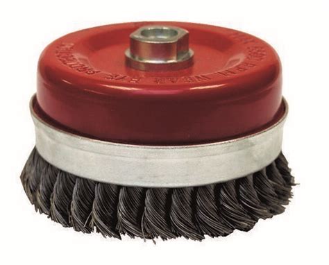 Brosse conique D65 M14 fil 0 50 acier torsadé en vrac Gedimat fr