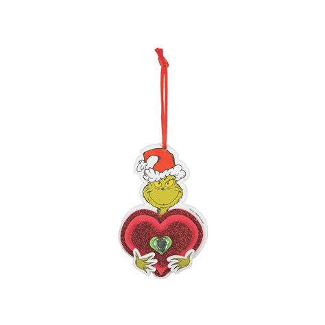 Buy Dr Seuss The Grinch Growing Heart Ornament Craft Kit Craft Kits