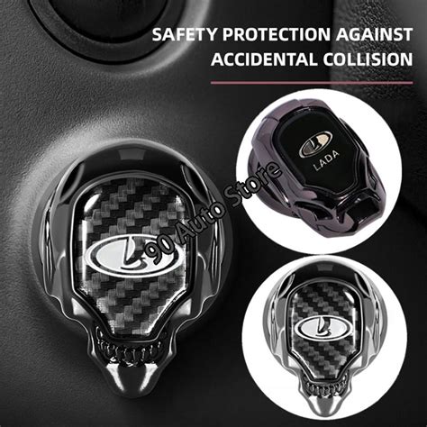 Cheap Iron Man Skull Car Ignition Metal Cover Sticker Auto One Touch