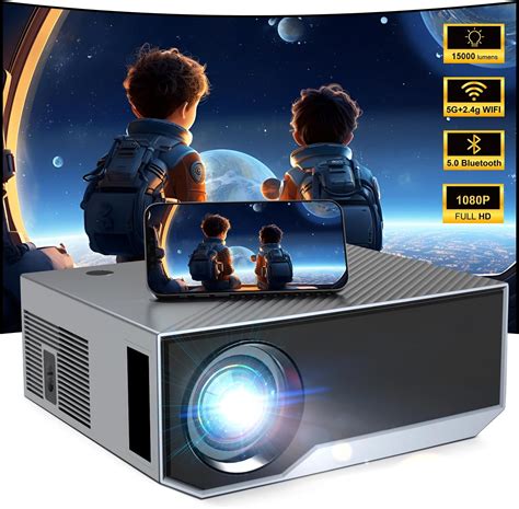 Vidéoprojecteur 5G WiFi Bluetooth 8000 Lumens Full HD 1080P Glisogo