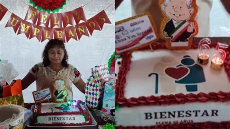 Con Todo Y Tarjeta Bienestar Mujer Celebra Su Cumplea Os Con Fiesta