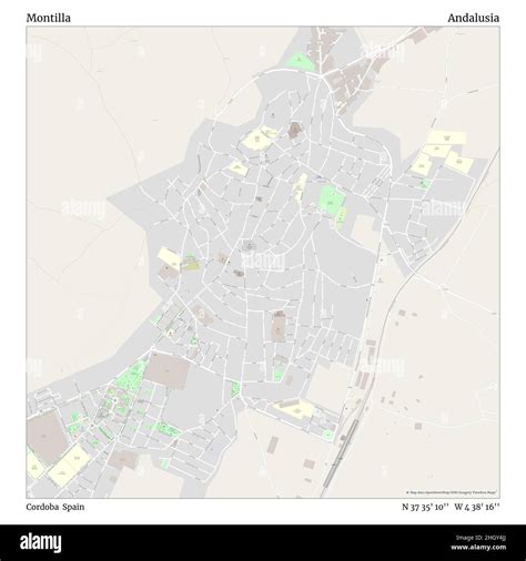 Montilla spain map Cut Out Stock Images & Pictures - Alamy