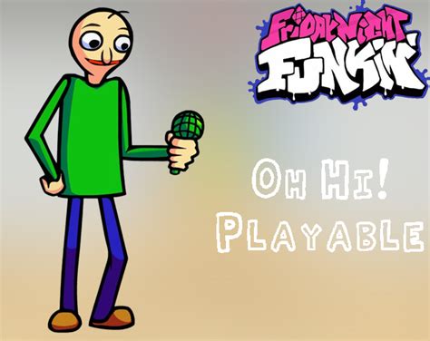 Oh Hi! Playable (FNF V-Slice Mod) by Haroon Plays