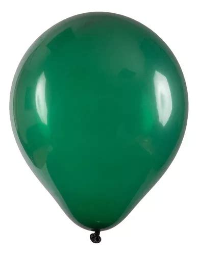 Balão Redondo Profissional Liso Cores 8 Buffet 50 Un Cor Verde