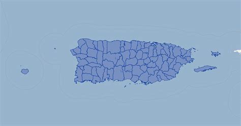 Puerto Rico Municipality Boundaries Koordinates