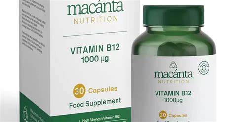 Macanta Vitamin B12 1000ug Buy Online In Natural Health Store