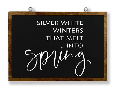 Silver White Winters That Melt Into Spring Frantic Farmhouse