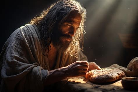 Premium Ai Image Jesus Christ Fed Bread To The Poor Bible Religion