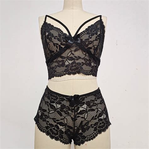 Lycaql Lingerie For Women Bralette Plus Lingerie Floral Piece Underwear