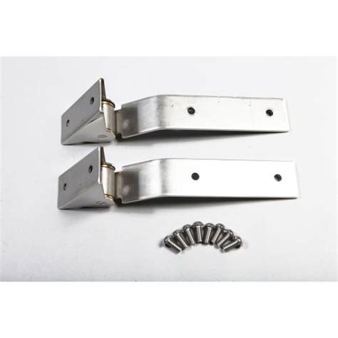 Rugged Ridge Tailgate Hinges Stainless Steel 1987 95 Jeep Wrangler YJ