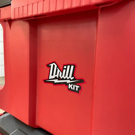 Drill Kit 4 Pack Stickers