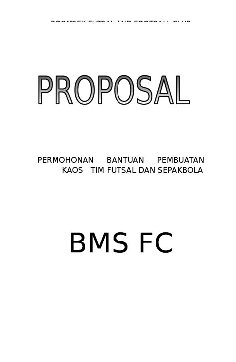 Contoh Proposal Pengajuan Sponsor Club Guru Ips