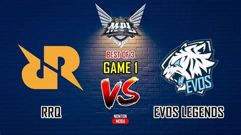 Rrq Vs Evos Legends Game Akhirnya Lemon Main Mpl Indonesia S