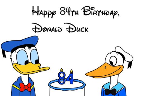 Happy 84th Birthday Donald Duck By Ultra Shounen Kai Z On Deviantart