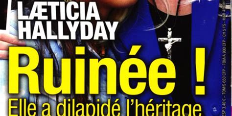 Laeticia Hallyday ruinée elle a dilapidé lhéritage photo