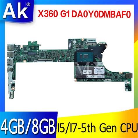 For HP X360 G1 13 4003DX Laptop Motherboard Mainboard I5 I7 5th Gen CPU