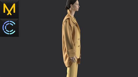 New Outfit Female Obj Mtl Fbx Zprj 3d Model Cgtrader