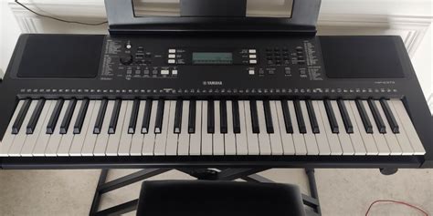 Yamaha Keyboard PSR E373 With Stand And Seat Hobbies Toys Music