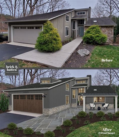 Updating 1970s Contemporary House Exterior | Home Design Ideas