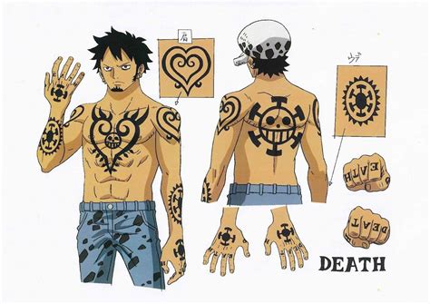 Este Es El Significado De Los Tatuajes De Trafalgar Law En One Piece