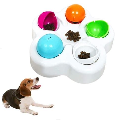 Pet IQ Intelligent Toy Smart Dog Puzzle Toys for Beginner, Puppy Treat Dispenser Interactive Dog ...