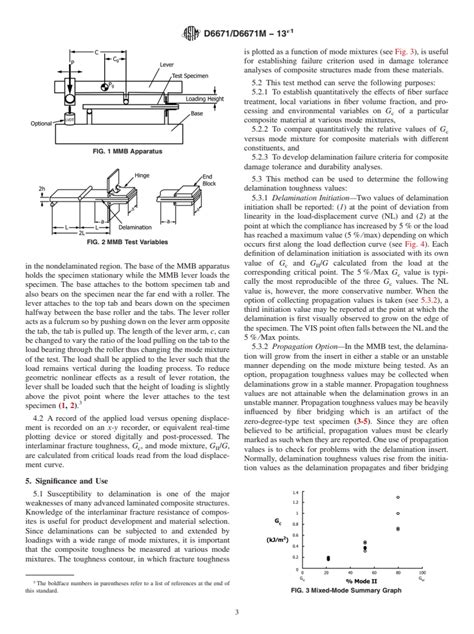 ASTM D6671 D6671M 13e1 Standard Test Method For Mixed Mode I Mode II