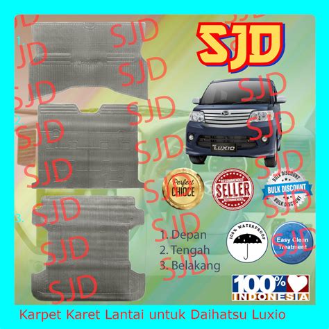 Jual Karpet Mobil Karpet Karet Lantai Mobil Daihatsu Luxio Warna