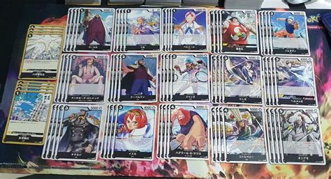 One Piece Card Game Tcg Op Summit Battle Paramount War Black Playset