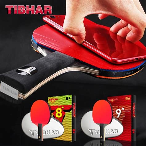 Tibhar Ping Pong Raquetes Saco Raquete De T Nis De Mesa