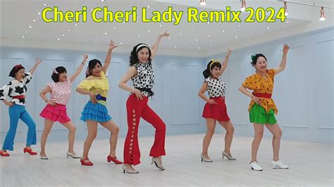 Cheri Cheri Lady Remix 2024 Line Dance 쉐리 쉐리 레이디 리믹스 2024 초급 라인댄스 YouTube