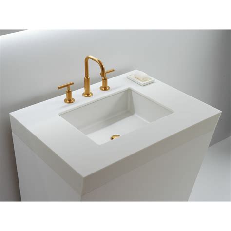 Kohler Verticyl Rectangular Undermount Bathroom Sink With Overflow