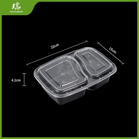 Rearun Disposable Fast Food Container Factory Multi Compartment Snack