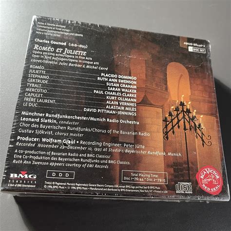 Charles Gounod Rom O Et Juliette Cd Jun Discs Rca For Sale