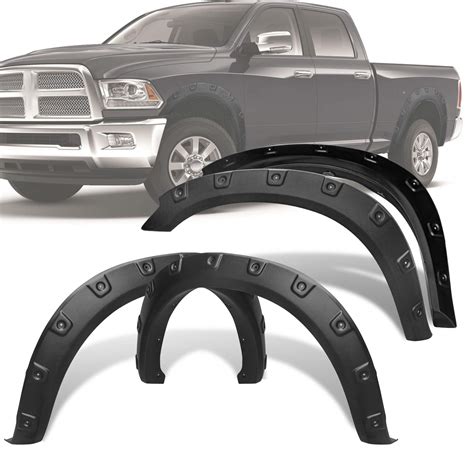 YITAMOTOR Fender Flares Compatible With 2010 2018 Dodge RAM 2500 3500