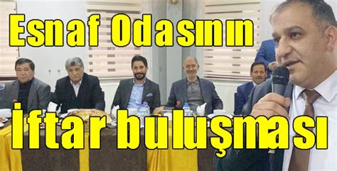 Esnaf ve Sanatkarlar Odalar Birliğinin iftar buluşması